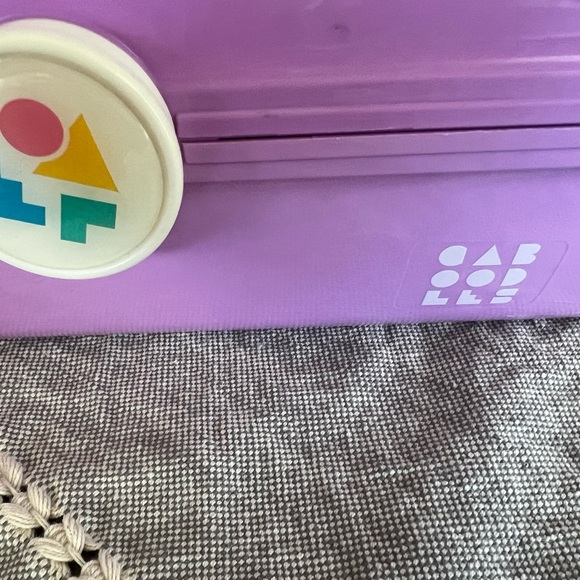 Caboodle Vintage Purple Storage Box with Handle, EUC, 90’s, makeup, cosmetics - Picture 2 of 7